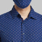 Men Slim Fit Dark Red Shirt