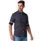 Men Slim Fit Medium Brown Shirt