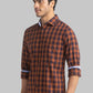 Men Slim Fit Dark Red Shirt