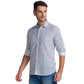 Men Slim Fit Dark Blue Shirt