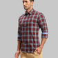 Men Slim Fit Dark Green Shirt