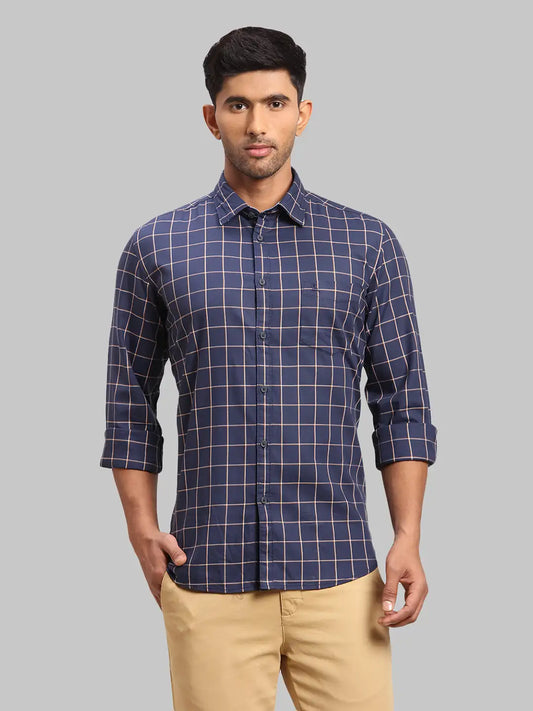 Men Slim Fit Black Shirt