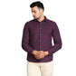 Men Slim Fit Dark Red Shirt
