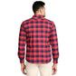 Men Slim Fit Dark Orange Shirt