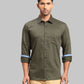 Men Slim Fit Dark Red Shirt