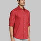 Men Slim Fit Dark Blue Shirt