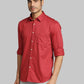 Men Slim Fit Dark Blue Shirt