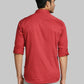 Men Slim Fit Dark Blue Shirt