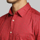 Men Slim Fit Dark Blue Shirt