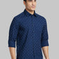 Men Slim Fit Pink Shirt