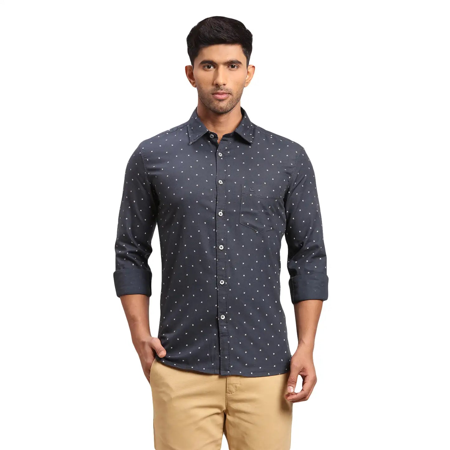 Men Regular fit White Shirt