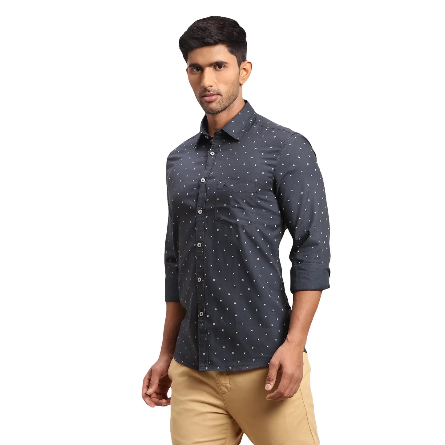 Men Regular fit White Shirt
