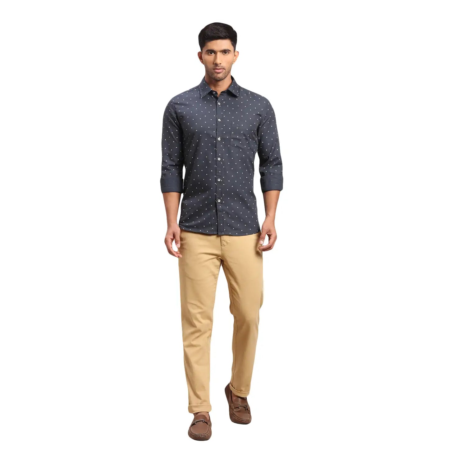 Men Regular fit White Shirt