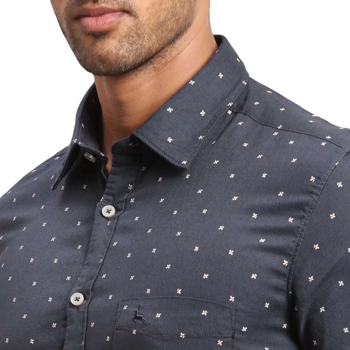 Men Regular fit White Shirt