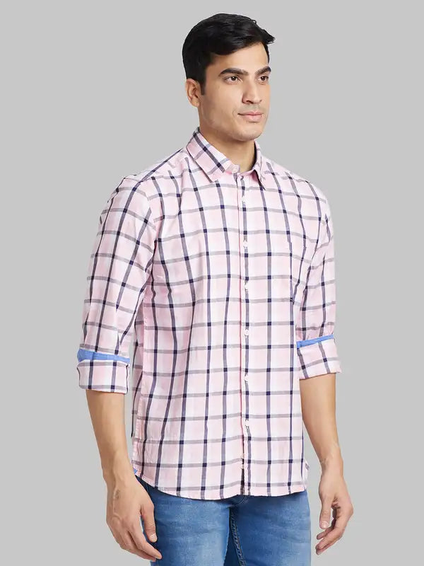 Men Slim Fit Green Shirt