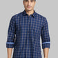 Men Tailored Fit Blue Polo