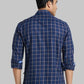 Men Tailored Fit Blue Polo