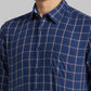 Men Tailored Fit Blue Polo