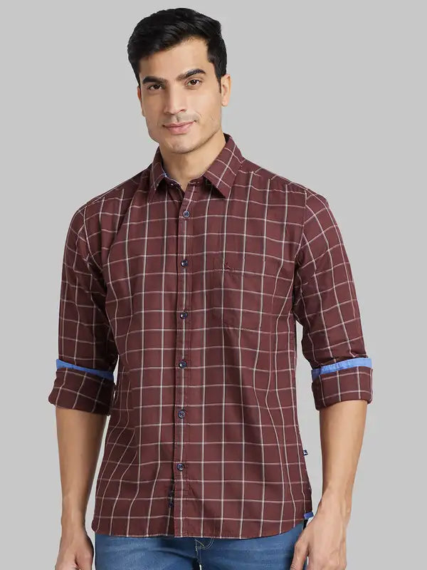 Men Slim Fit White Shirt