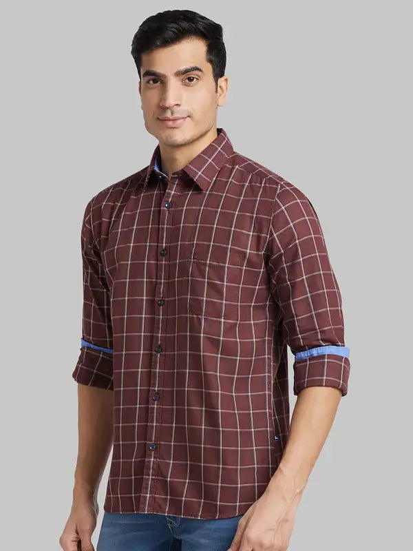 Men Slim Fit White Shirt