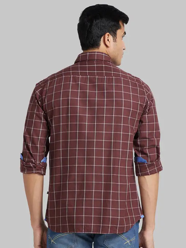 Men Slim Fit White Shirt