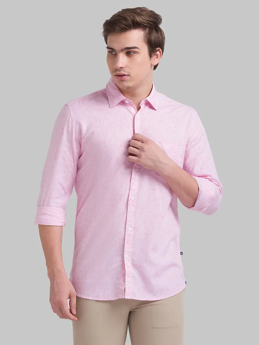 Men Slim Fit Medium Green Shirt