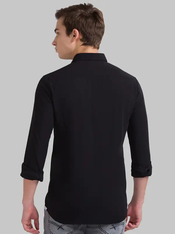 Men Slim Fit White Shirt