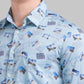 Men Slim Fit White Shirt