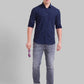 Men Slim Fit White Shirt