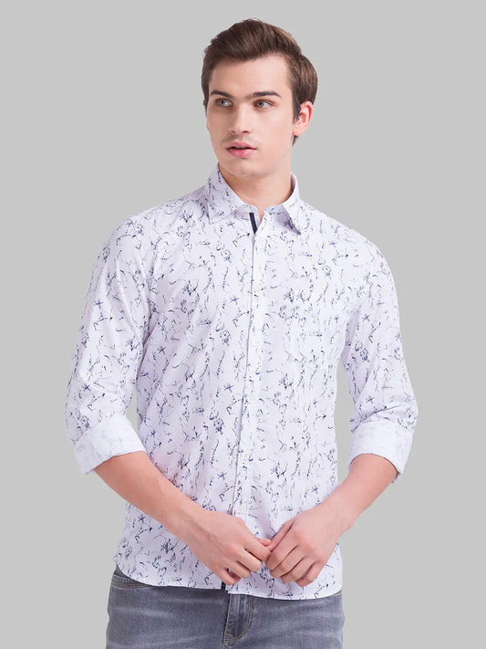 Men Slim Fit Black Shirt
