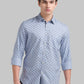 Men Slim Fit Medium Blue Shirt