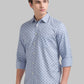 Men Slim Fit Medium Blue Shirt