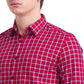 Men Slim Fit Dark Blue Shirt