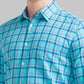 Men Slim Fit Dark Blue Shirt