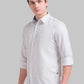 Men Slim Fit Dark Orange Shirt