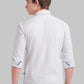 Men Slim Fit Dark Orange Shirt