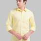 Men Tapered Fit Medium Green Shirt