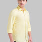 Men Tapered Fit Medium Green Shirt