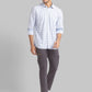 Men Slim Fit Medium Grey Shirt