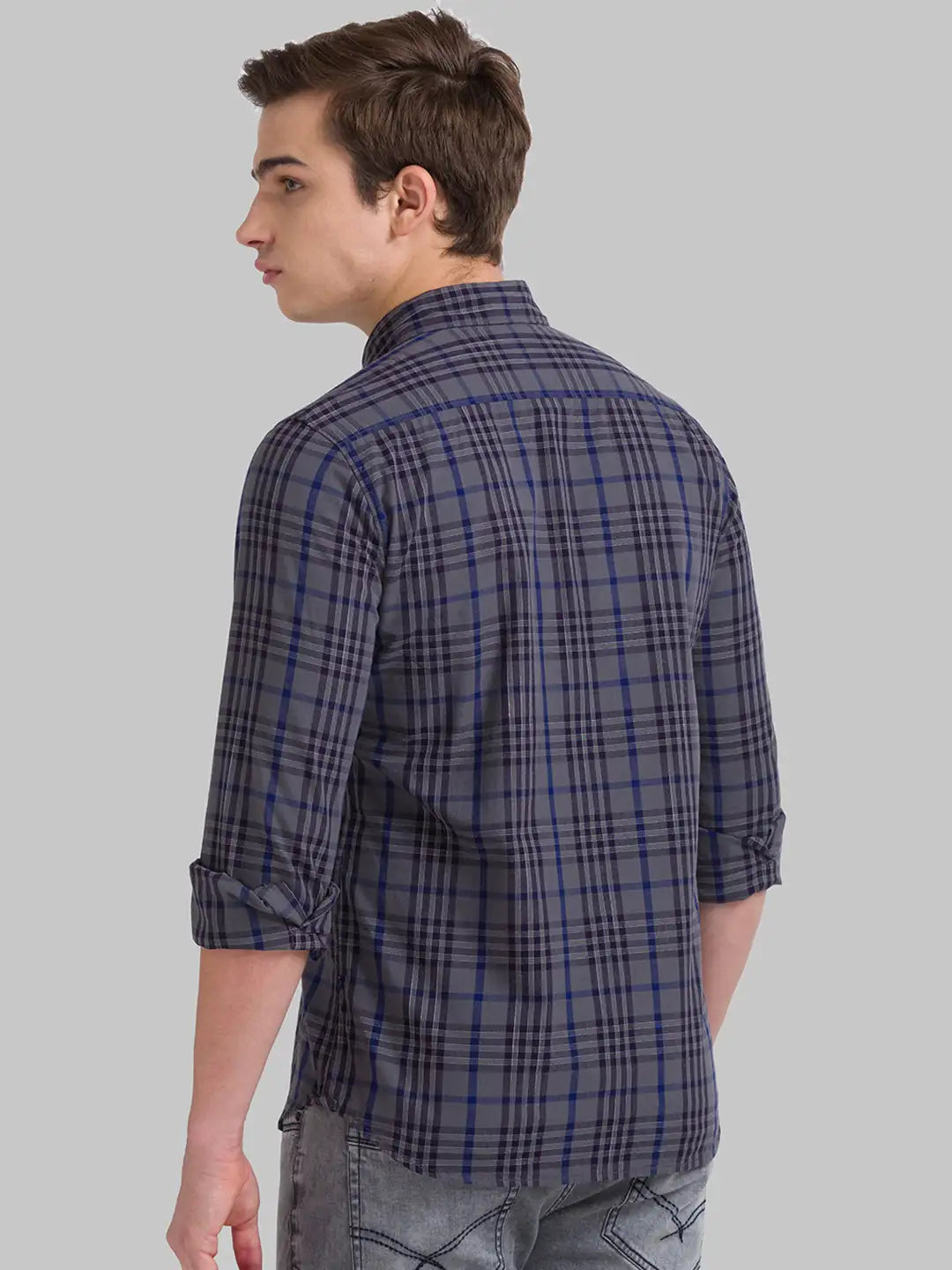 Men Slim Fit Black Shirt