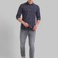 Men Slim Fit Black Shirt