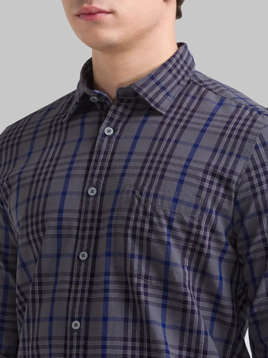 Men Slim Fit Black Shirt