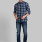 Men Slim Fit Light Blue Shirt