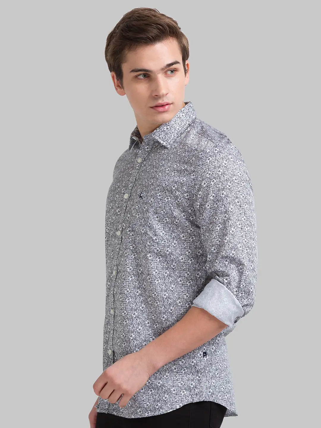 Men Slim Fit White Shirt