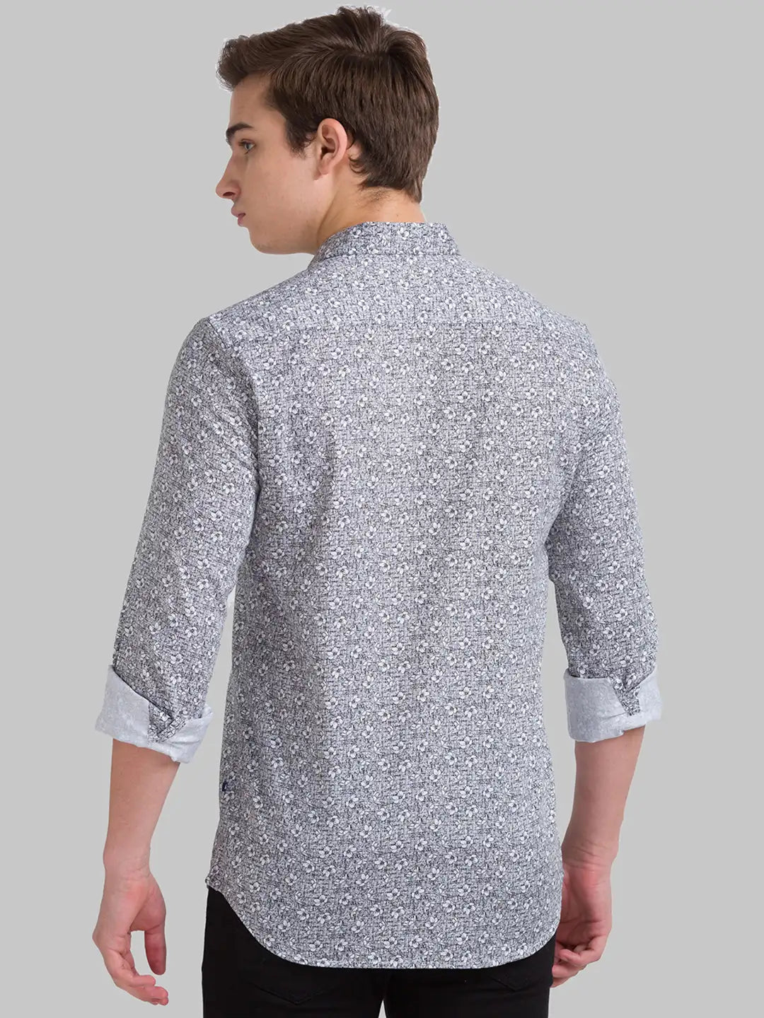 Men Slim Fit White Shirt