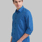 Men Slim Fit Light Blue Shirt