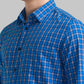 Men Slim Fit Light Blue Shirt