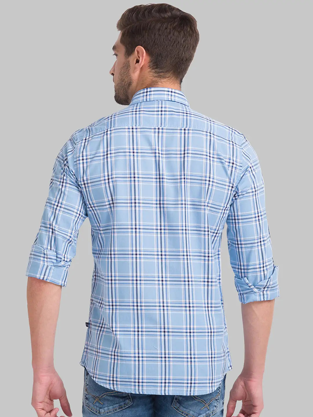 Men Slim Fit Medium Green Shirt