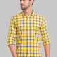 Men Slim Fit Medium Blue Shirt