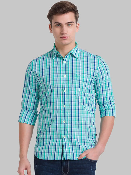 Men Slim Fit Medium Red Shirt
